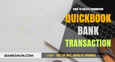 Fixing Mistakes: How to Delete Erroneous QuickBooks Bank Transactions