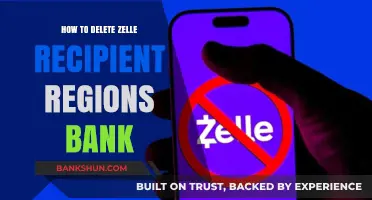How to Remove Zelle Recipient from Regions Bank Account