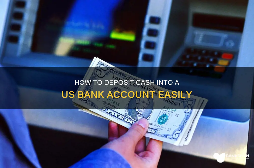 how to depoist cash into us bank