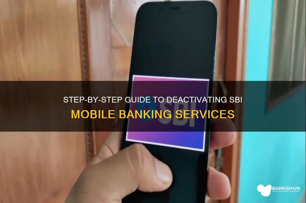 how to deregister from sbi mobile banking