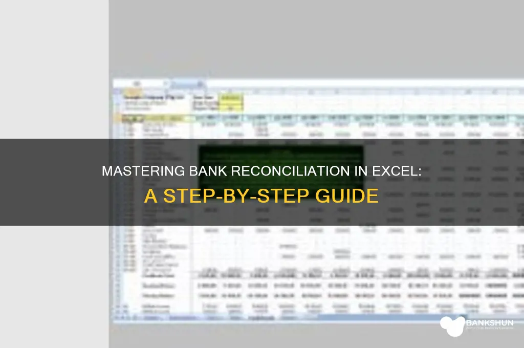 how to describe bank reconciliation in excel