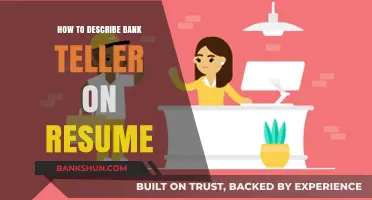 Crafting a Winning Resume: Highlighting Bank Teller Skills and Experience
