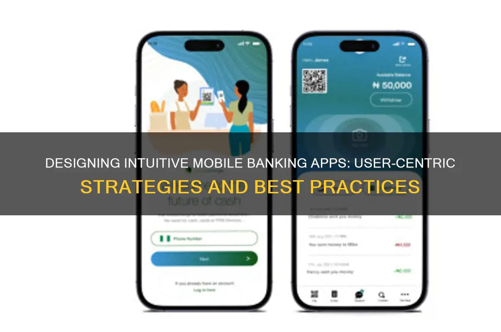how to design a mobile banking application
