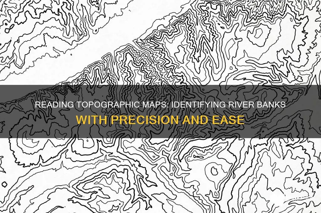 how to determine river banks from topo