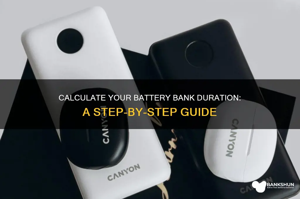 how to determine the battery bank duration