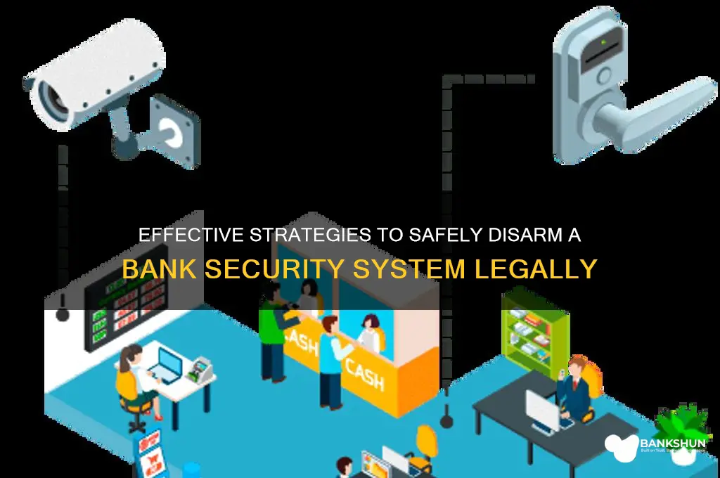 how to disarm security system in bank