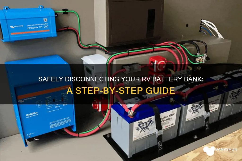 how to disconnect a rv battery bank