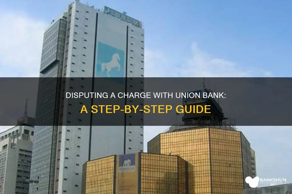 how to dispute a charge union bank