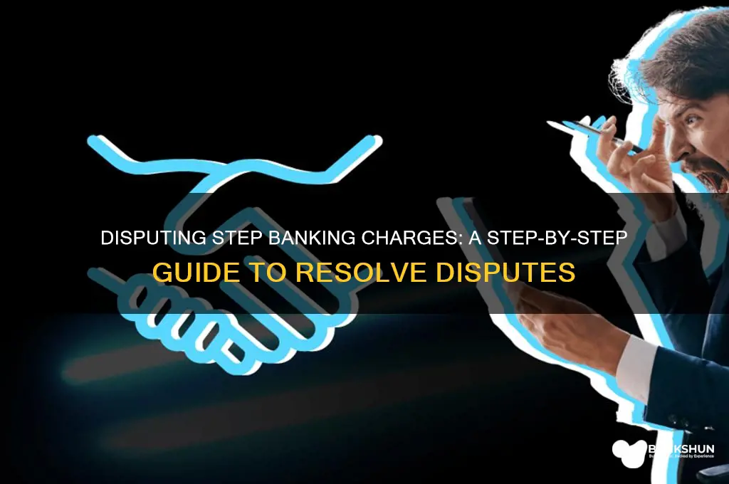 how to dispute charges on step banking