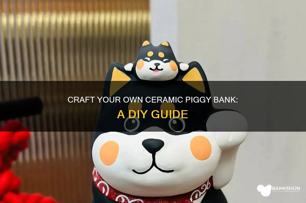 how to diy a ceramic piggy bank