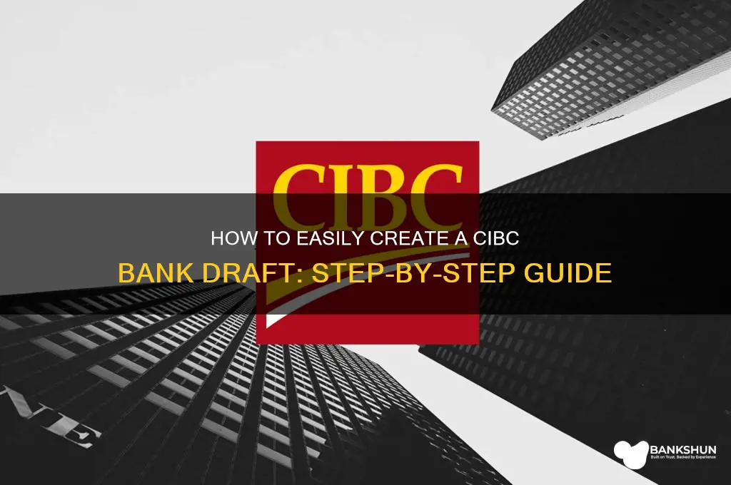 how to do a bank draft cibc