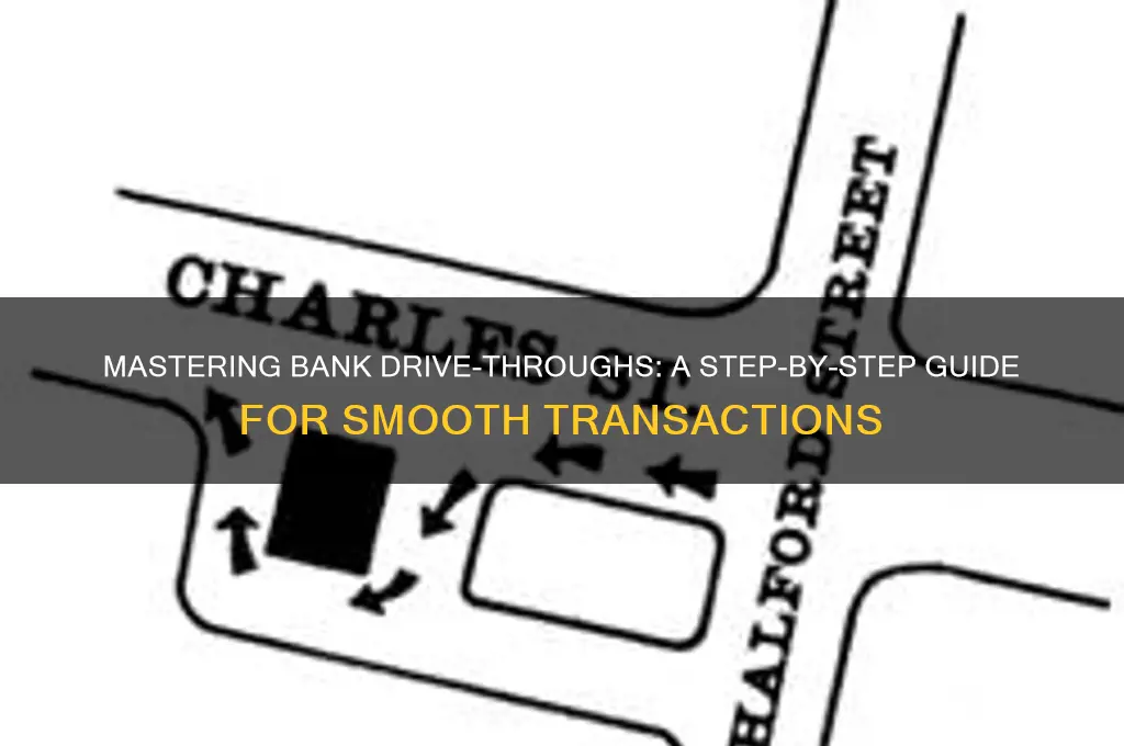 how to do a bank drive through