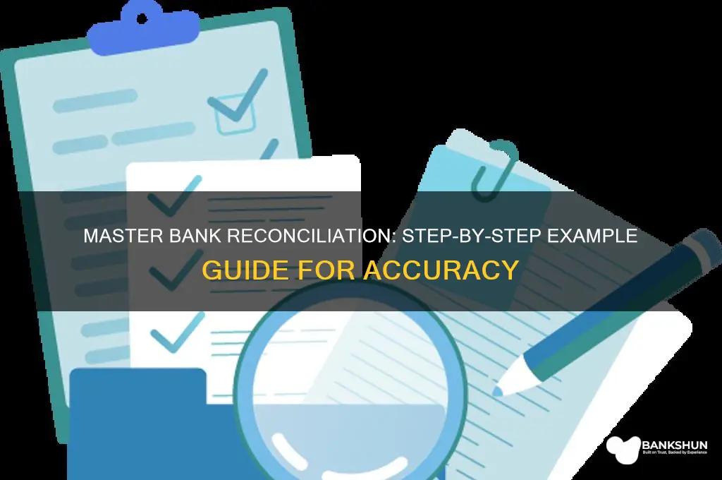 how to do a bank reconciliation example