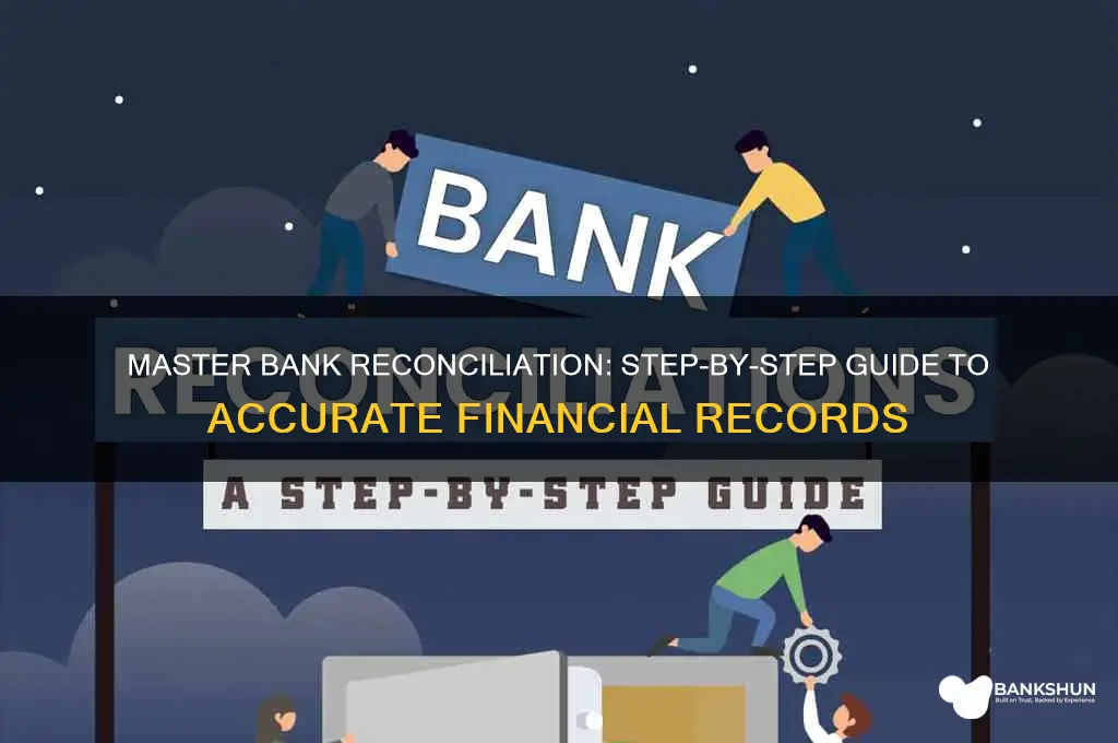 how to do a bank reconciliation form