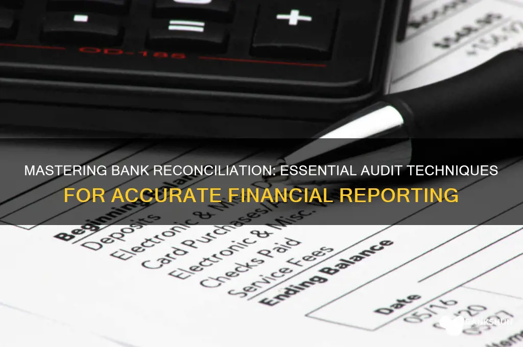 how to do bank reconciliation in audit