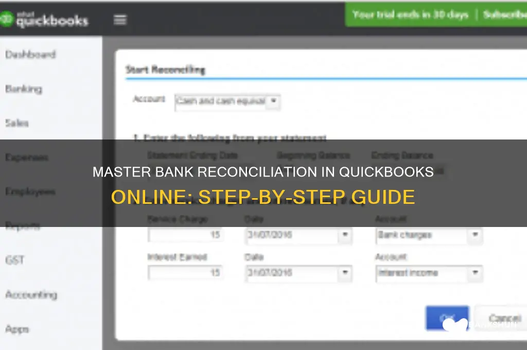 how to do bank reconciliation in qbo