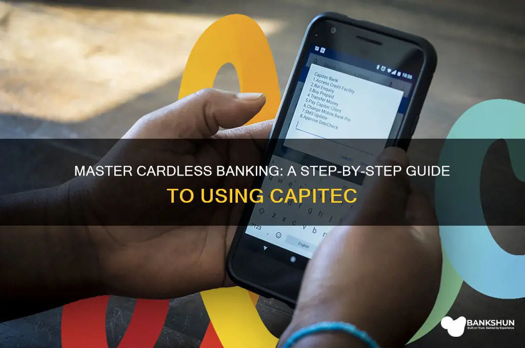 how to do cardless banking with capitec