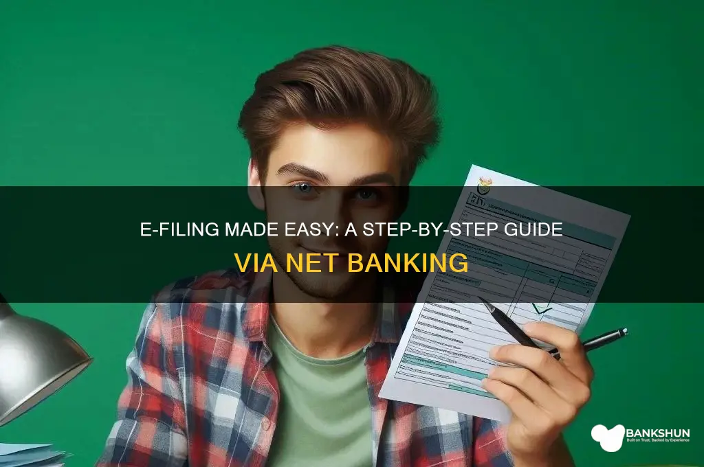 how to do efiling through net banking