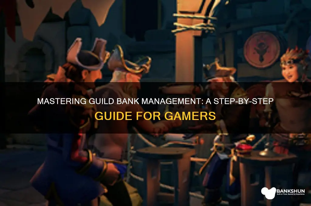 how to do info for guild bank