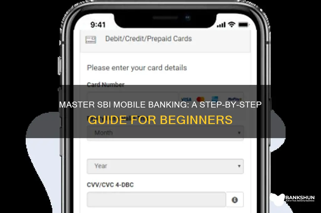 how to do mobile banking in sbi