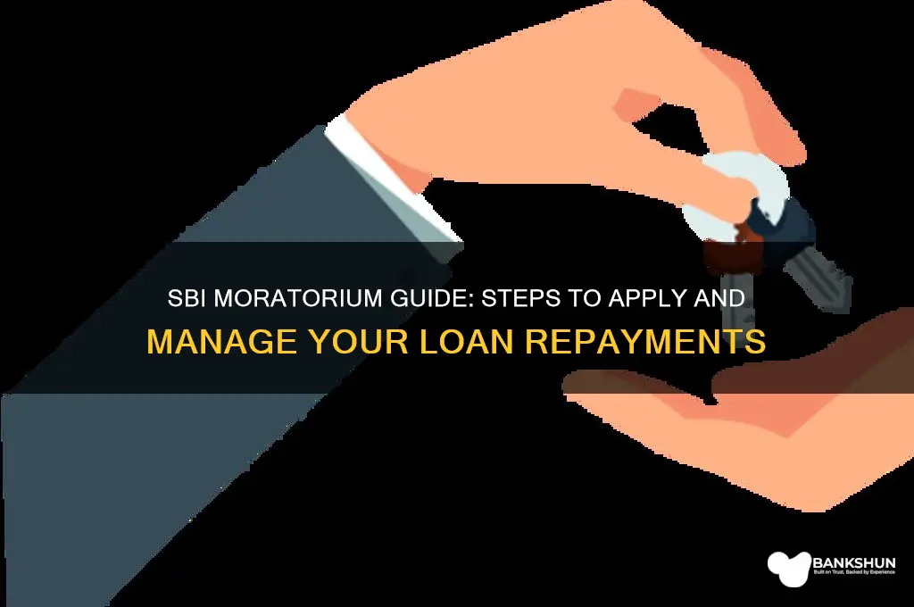 how to do moratorium in sbi bank
