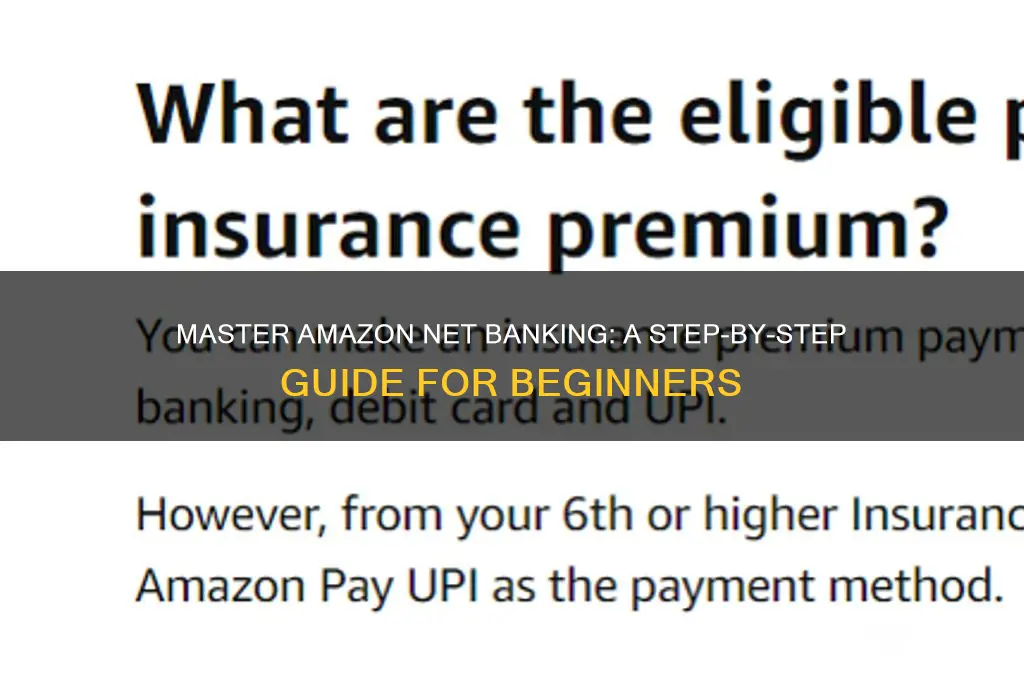 how to do net banking in amazon