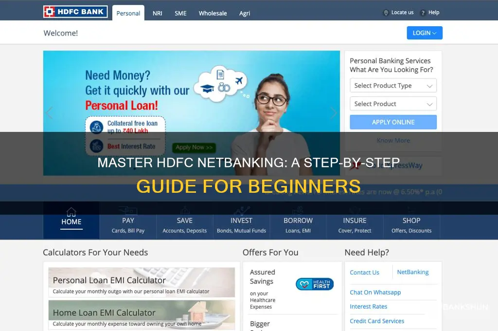 how to do netbanking in hdfc bank