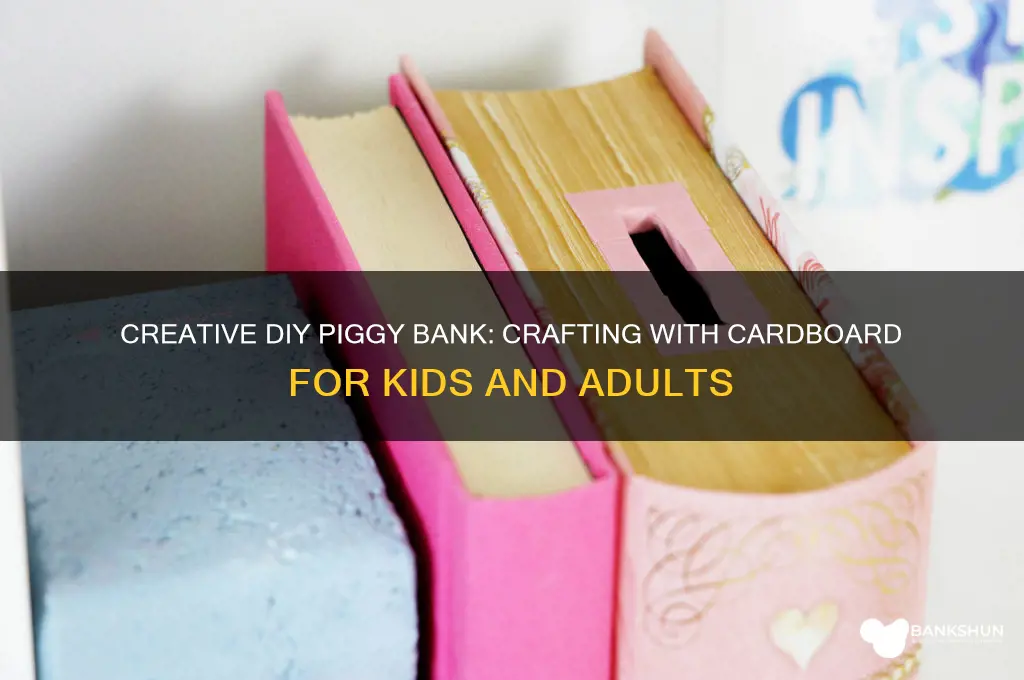 how to do piggy bank with cardboard