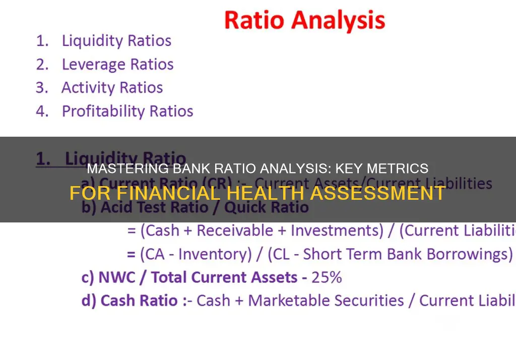 how to do ratio analysis of banks