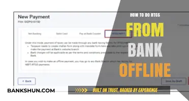 Step-by-Step Guide to Perform RTGS Transactions Offline at Your Bank