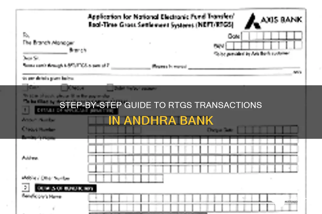 how to do rtgs in andhra bank