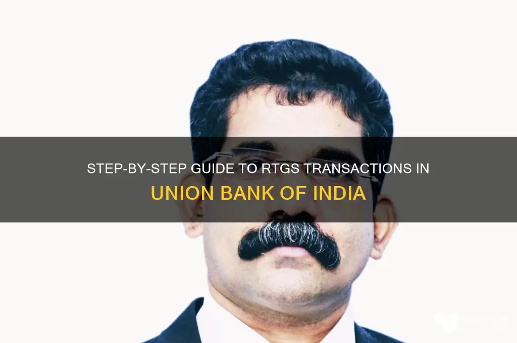how to do rtgs in union bank