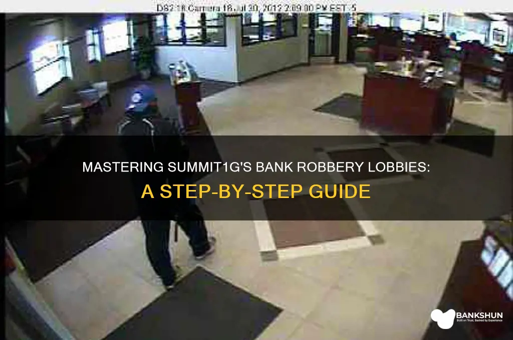 how to do summit1g bank robbery lobbies