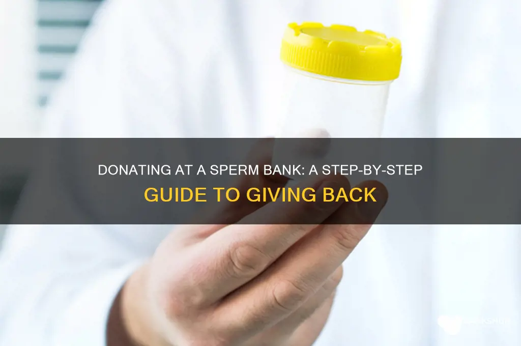 how to donate at a sperm bank