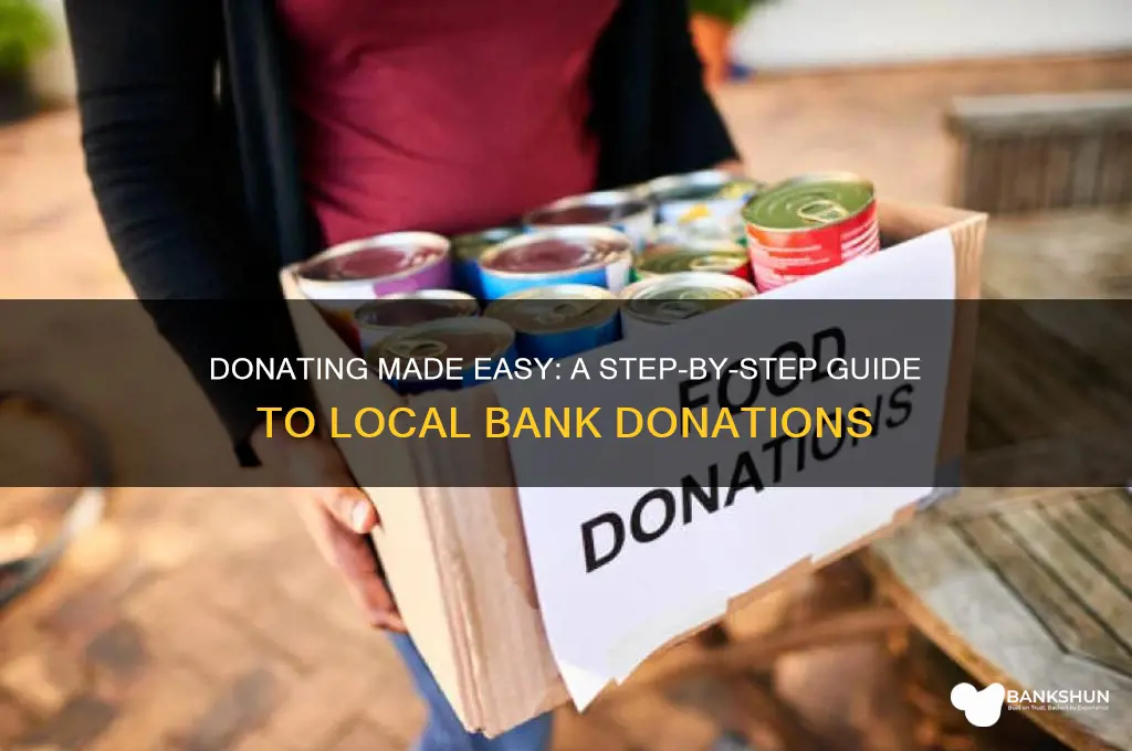 how to donate at the locale bank