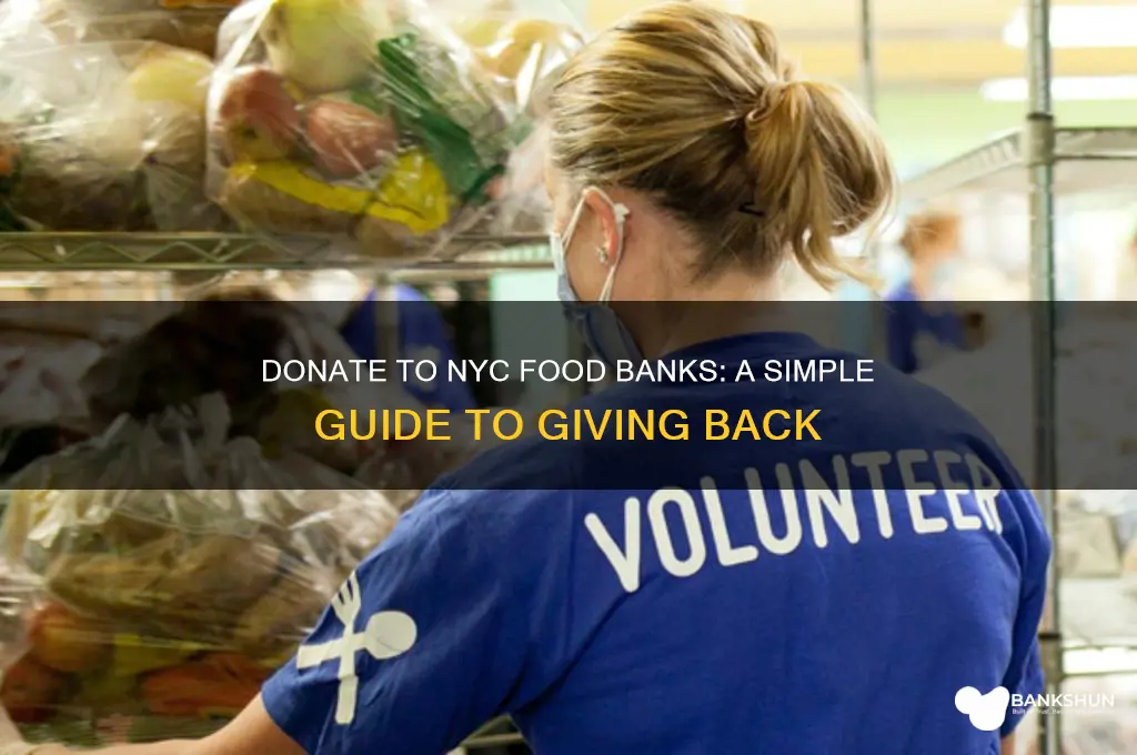 how to donate to food banks nyc