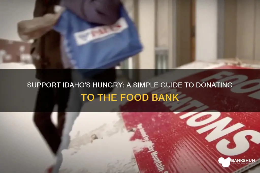 how to donate to idaho food bank