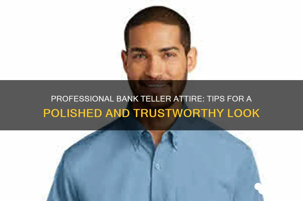 how to dress as a bank teller