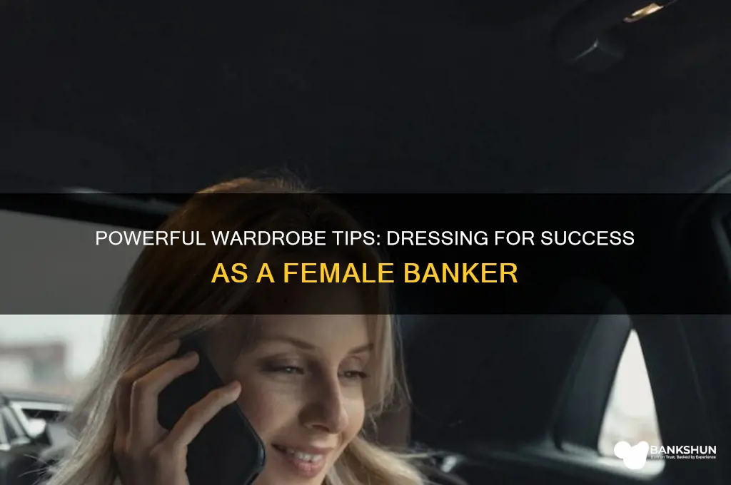 how to dress as a female banker