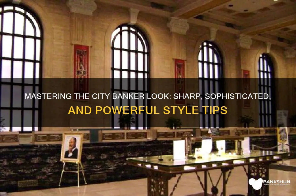 how to dress like a city banker