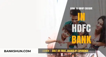 Easy Steps to Deposit Cheques at HDFC Bank Branches