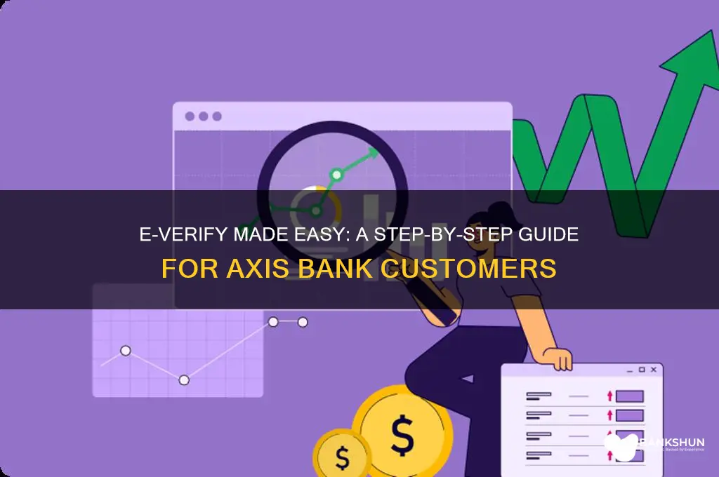 how to e verify from axis bank