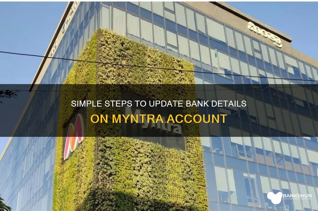 how to edit bank details in myntra