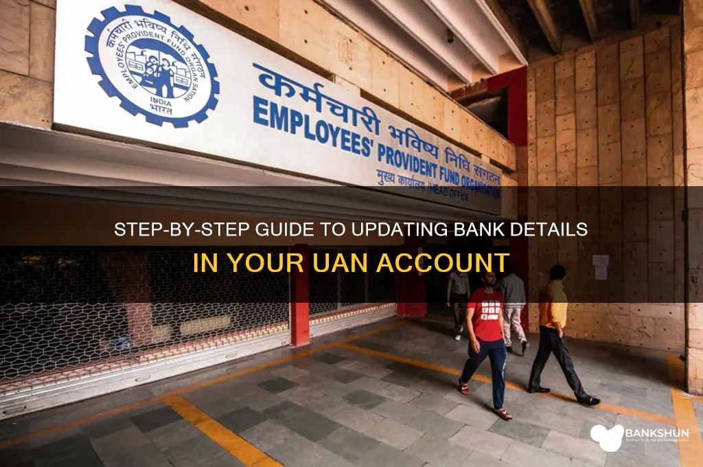 how to edit bank details in uan