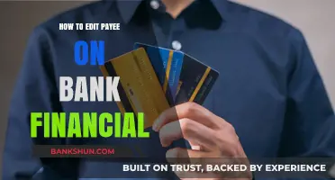 Quick Guide: Editing Payee Details on Your Bank Financial Account