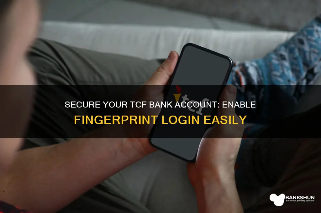 how to enable fingerprint fir tcf bank