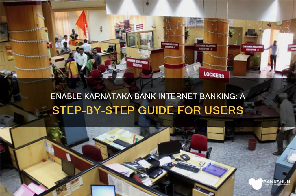 how to enable karnataka bank internet banking