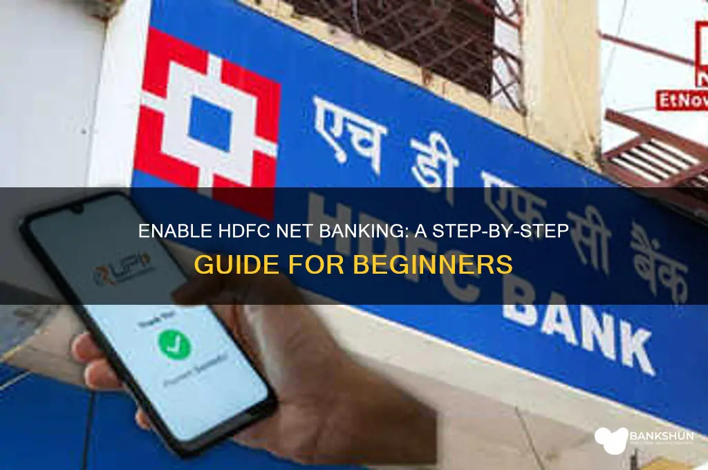 how to enable net banking in hdfc