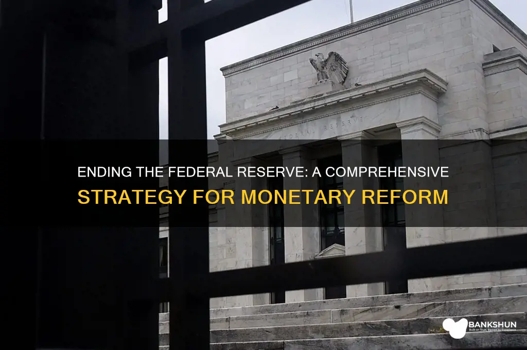 how to end the federal reserve bank