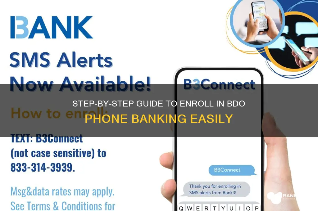 how to enroll in bdo phone banking